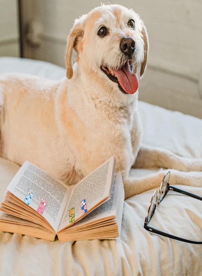 Prudiut 48 Pcs Magnetic Bookmarks Dogs Magnets Bookmark Clips Dog Party Favors Book Lovers Gifts Cute Book Marks for Reading Women Kids Christmas Stocking Stuffers Book Reading Accessories, 24 Designs (Dog) - Image 5